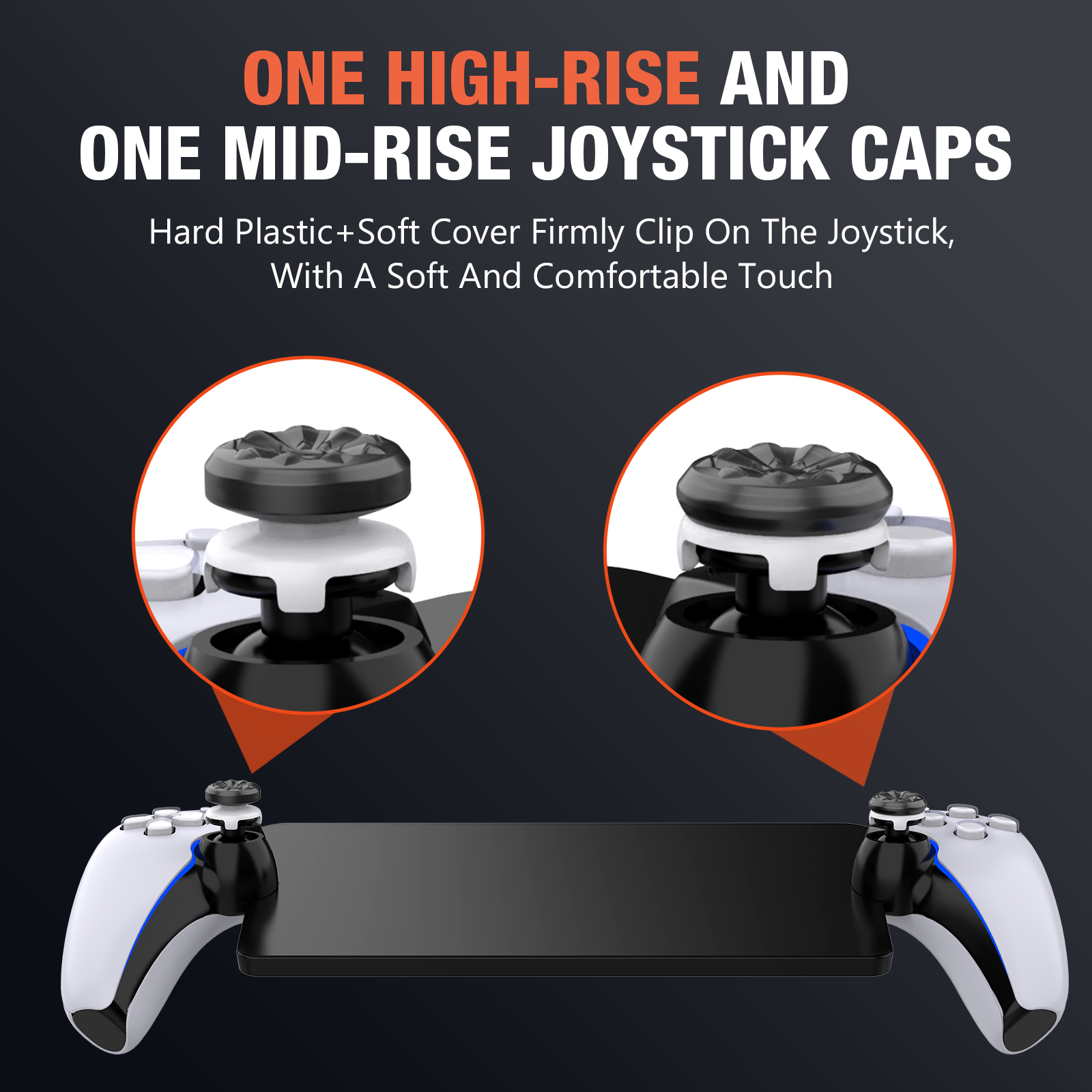 Gaming Accessories Ps5 - 플레이스테이션 포탈용 엄지 그립 캡, 전체