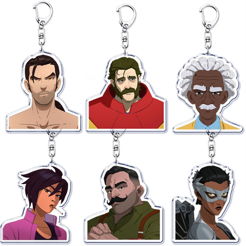 Gaming Accessories Gifts For Men - 비디오 게임 메카맨 키체인 액세서리용 블론드