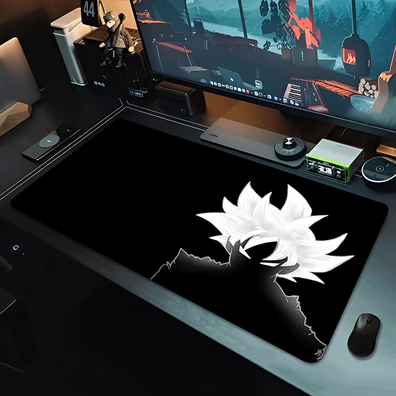Gaming Accessories For Setup - DBZ 블랙 애니메이션 마우스 패드 드래곤