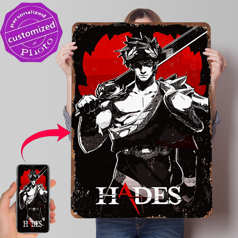 Gaming Accessories Europe - 하데스 게임 메탈 포스터 맞춤형 벽