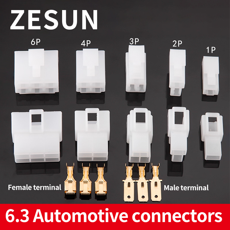 Sleeved Cable Kit - 5/10/20세트 6.3 자동차용 플러그인 커넥터 와이어