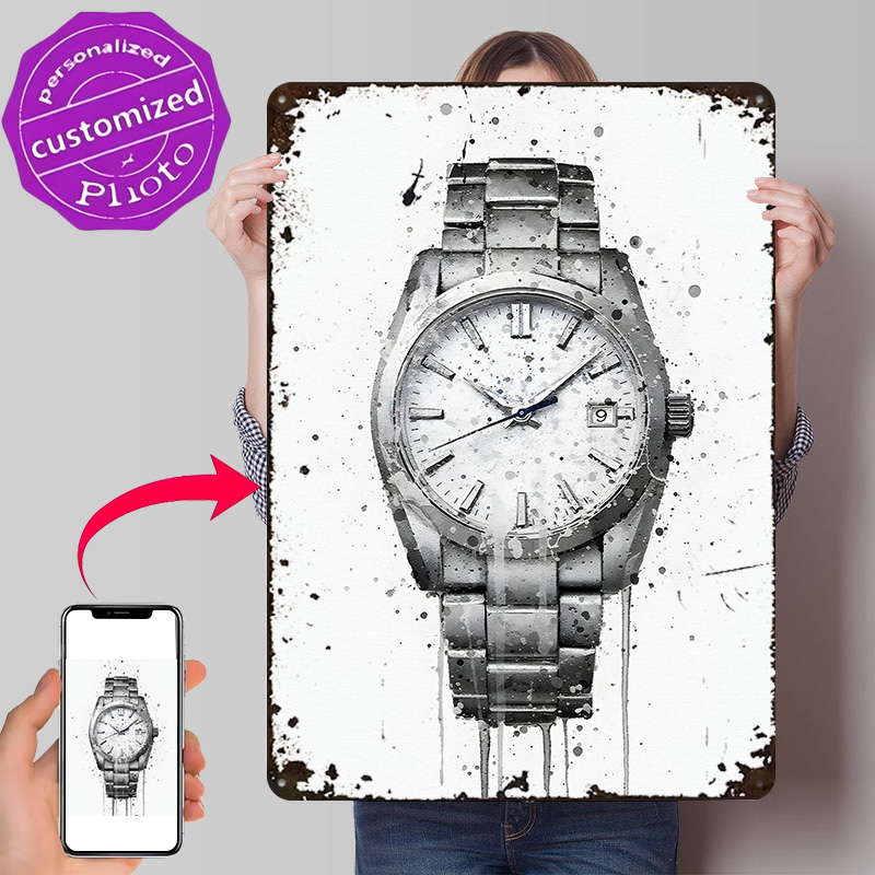 Gaming Accessories Gifts For Men - 위스퍼 3D 텍스처 메탈 포스터 맞춤형