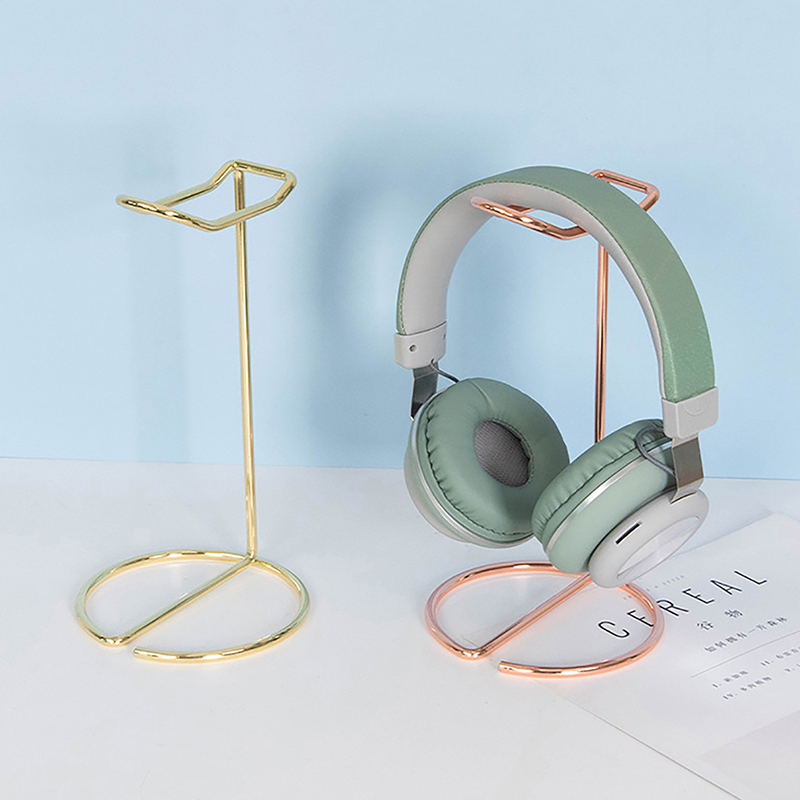 Gaming Accessories For Setup - 다리미 라인 헤드폰 스탠드 금속 지지대