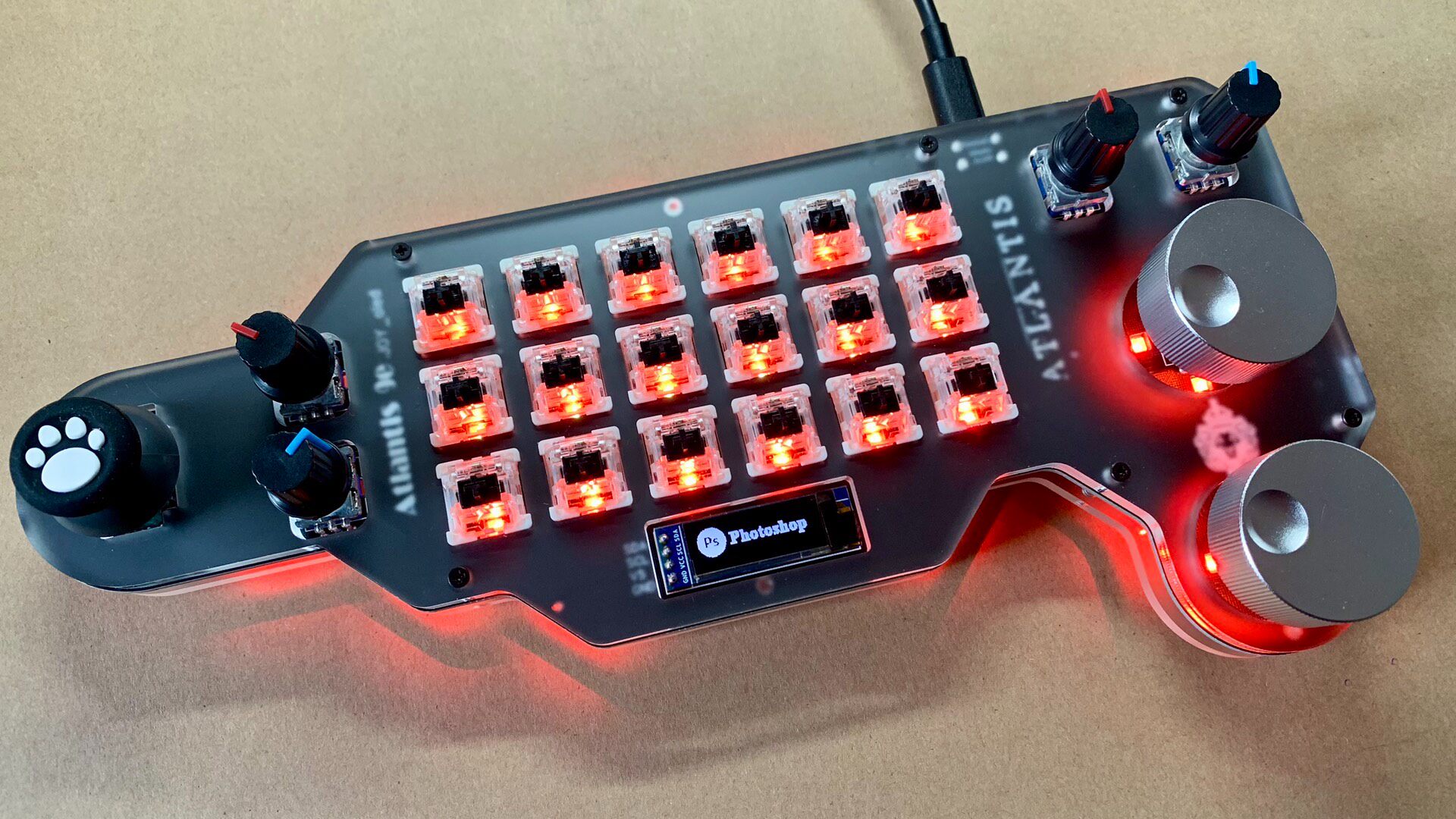 9eJOY 멀티 노브 키보드 커스텀 조이스틱+USB 허 - Gaming Accessories Europe 리뷰 및 가격