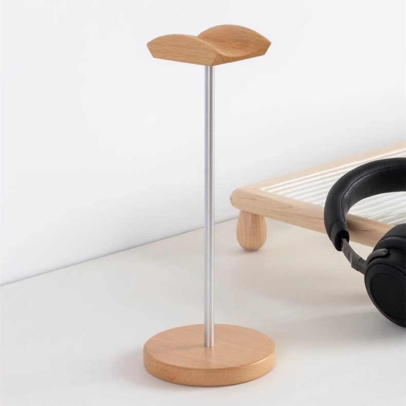 블랙 월넛 우드 & 알루미늄 헤드폰 스탠드, 내추럴 월 - Gaming Accessories For Setup 리뷰 및 가격