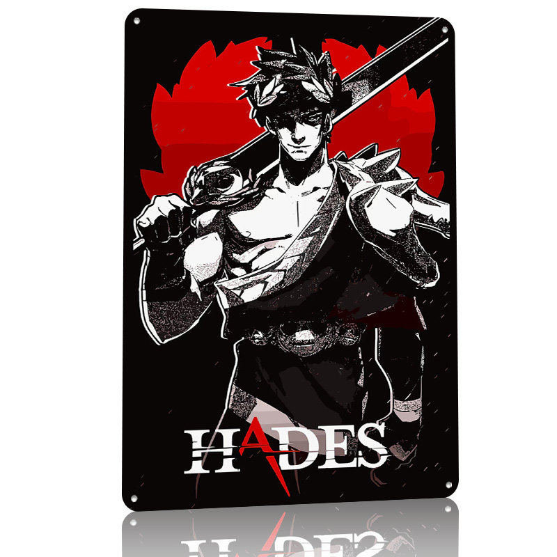 하데스 게임 메탈 포스터 맞춤형 벽 장식 레트로 빈티지 - Gaming Accessories Europe 리뷰 및 가격