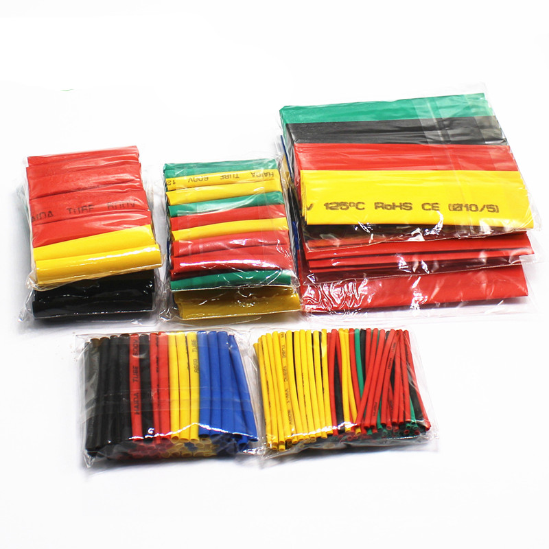 328pcs 열 수축 튜브 키트 수축 모듬 폴리올레핀  - Sleeved Cable Kit 리뷰 및 가격