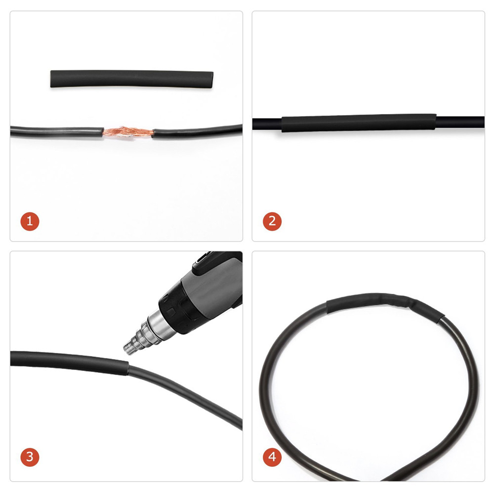 328pcs 열 수축 튜브 키트 수축 모듬 폴리올레핀  - Sleeved Cable Kit 리뷰 및 가격