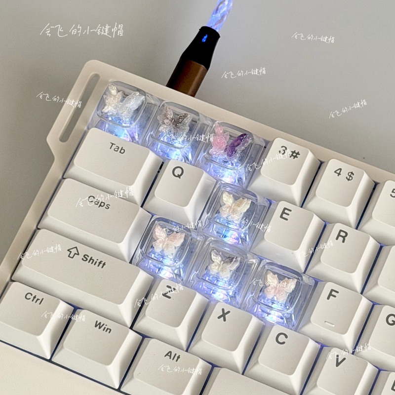 나비 테마 키캡 기계식 키보드 크로스 액시스 PC 게임 - Gaming Accessories To Gift 리뷰 및 가격
