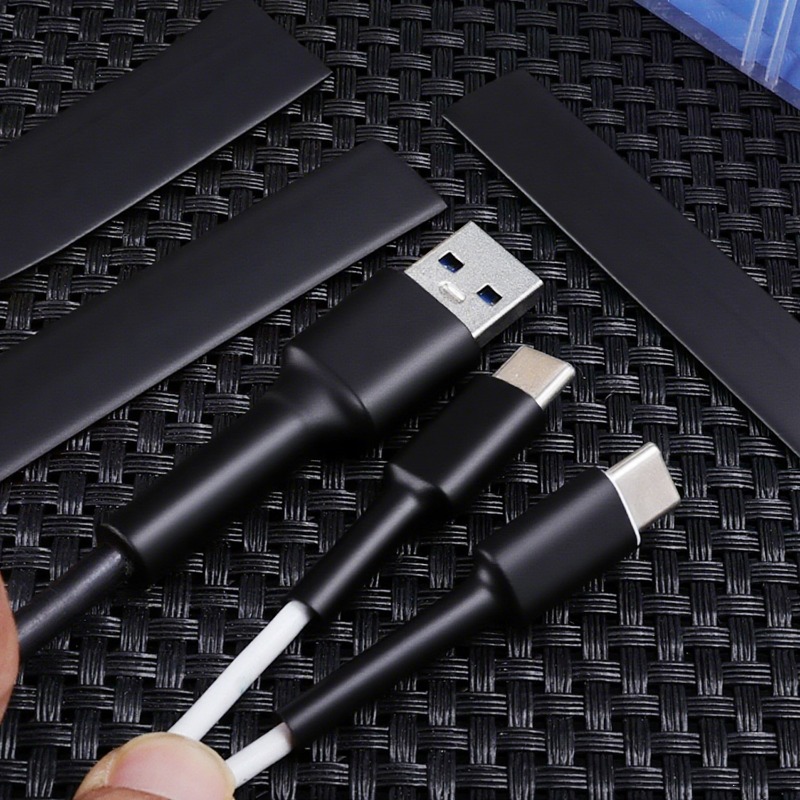 1/5박스 블랙 열수축 튜빙 키트 전기 연결 열수축 튜 - Sleeved Cable Kit 리뷰 및 가격