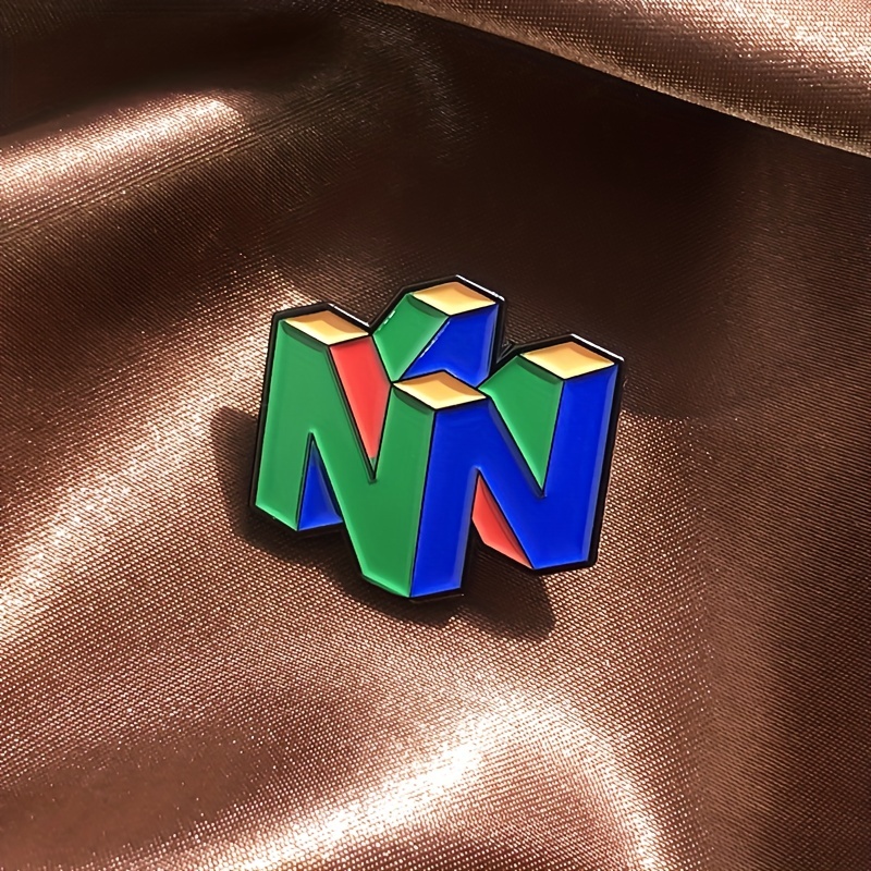 N64 로고 게임 에나멜 핀 레트로 게임 콘솔 금속 브 - Gaming Accessories Gifts For Men 리뷰 및 가격