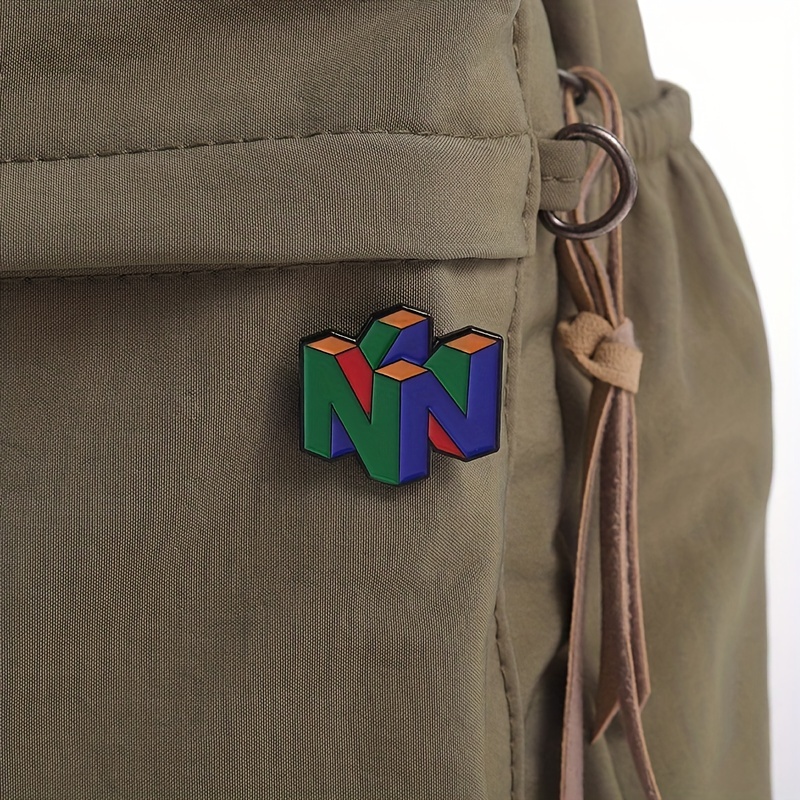 N64 로고 게임 에나멜 핀 레트로 게임 콘솔 금속 브 - Gaming Accessories Gifts For Men 리뷰 및 가격