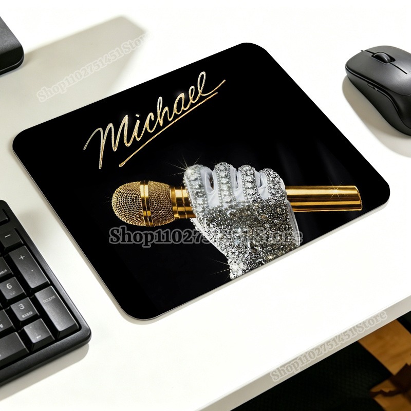팝의 왕 마이클 잭슨 마우스 패드 MJ 프린트 게임용  - Gaming Accessories For Setup 리뷰 및 가격