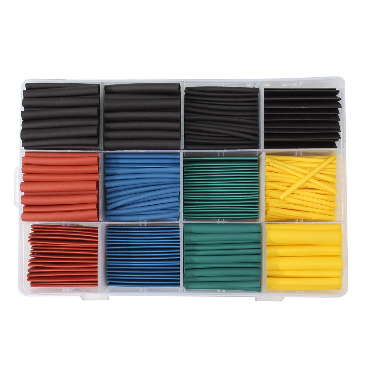 520Pcs 열 수축 튜브 세트 여러 가지 빛깔의 다양 - Sleeved Cable Kit 리뷰 및 가격