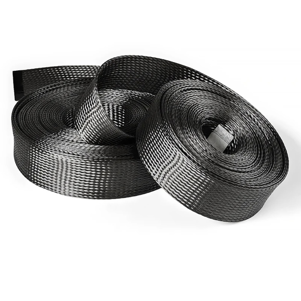 1M 탄소 섬유 케이블 슬리브 브레이드 4MM-80MM - Sleeved Cable Kit 리뷰 및 가격