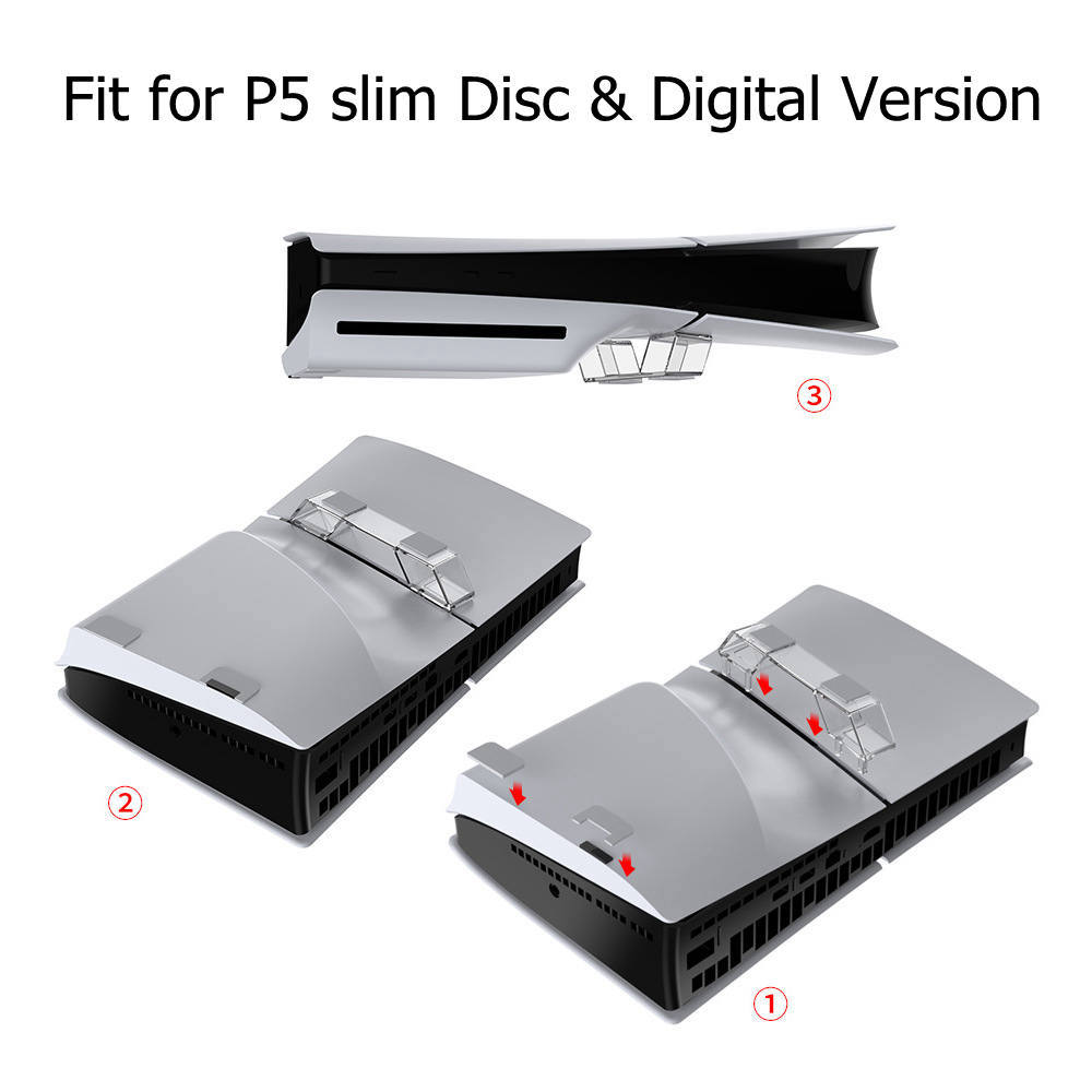 PS5 슬림 디지털 디스크 게임 콘솔용 수평 스탠드,  - Gaming Accessories Ps5 리뷰 및 가격