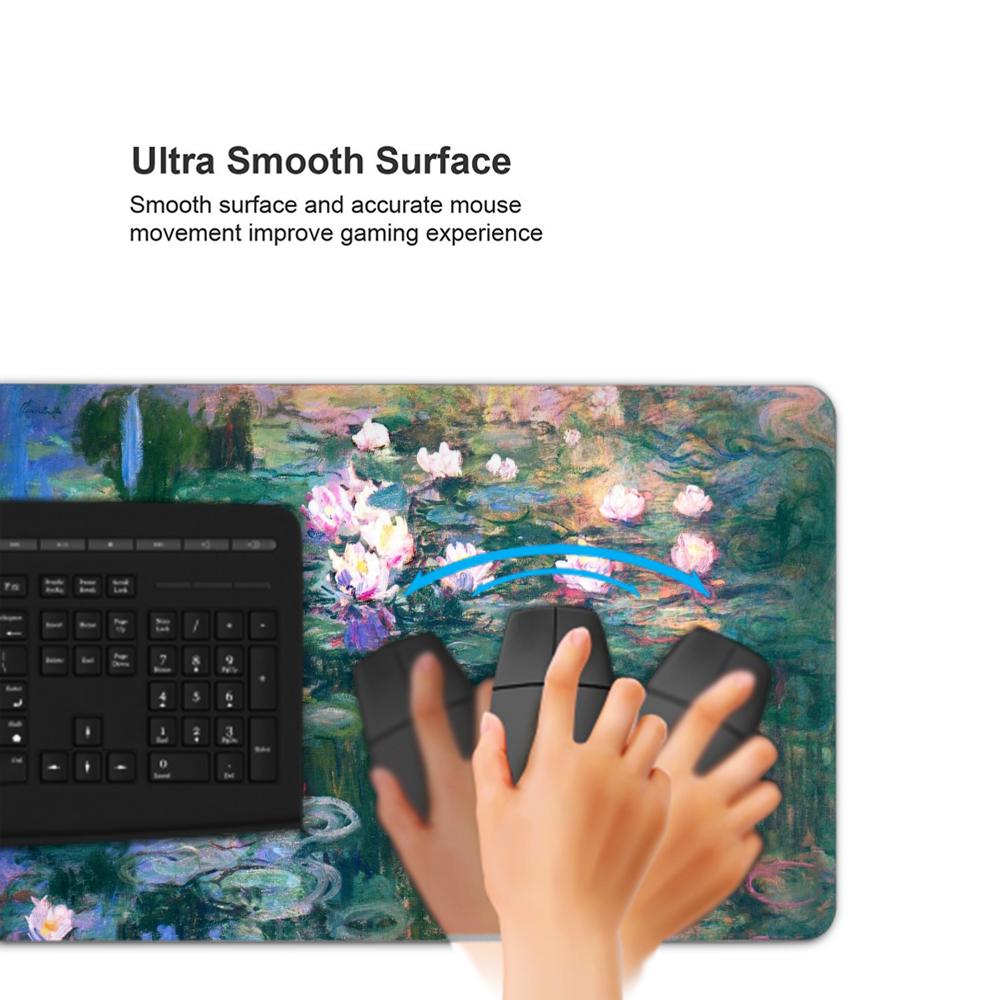 모네 유화 마우스 패드 게임 XL 대형 컴퓨터 HD 마 - Gaming Mouse Pad Xl 리뷰 및 가격
