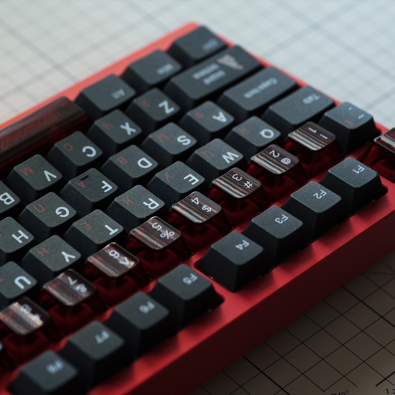 소련 블랙 테마 키캡 세트 PBT PC 반투명 체리 프 - Gaming Accessories To Gift 리뷰 및 가격