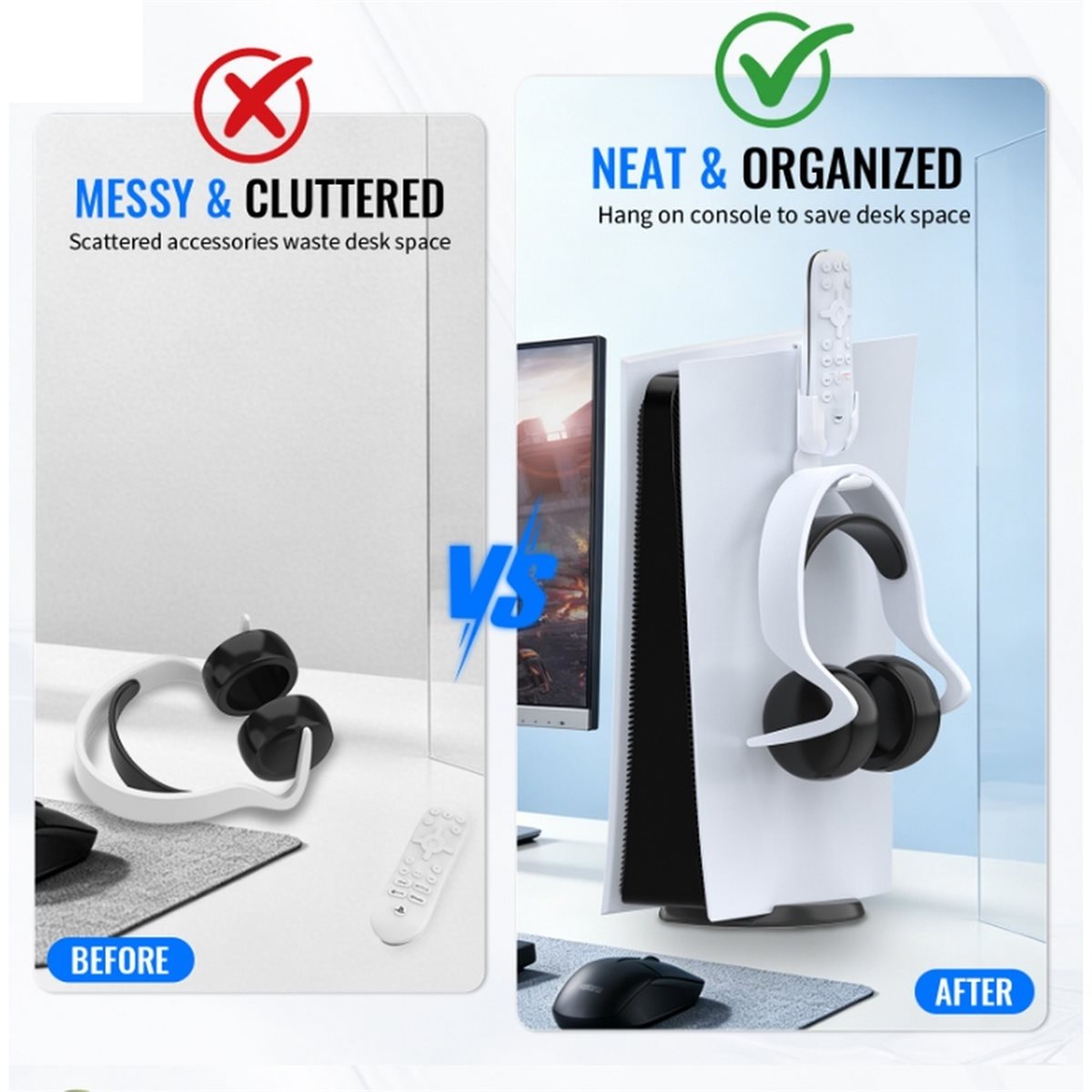 PHONE&GEAR 액세서리용 헤드폰 스탠드 마운트 P - Gaming Accessories Manufacturers 리뷰 및 가격