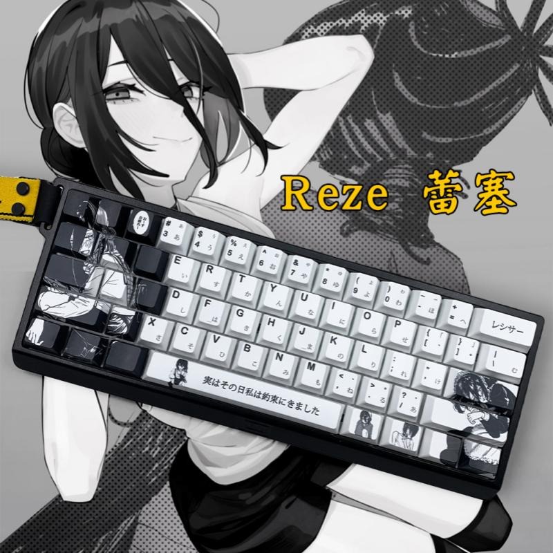 Reze 캐릭터 키캡 체인소 맨 애니메이션 테마 기계식 - Gaming Accessories Gifts For Men 리뷰 및 가격