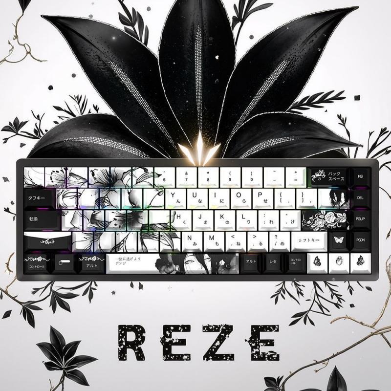 Reze 캐릭터 키캡 체인소 맨 애니메이션 테마 기계식 - Gaming Accessories Gifts For Men 리뷰 및 가격