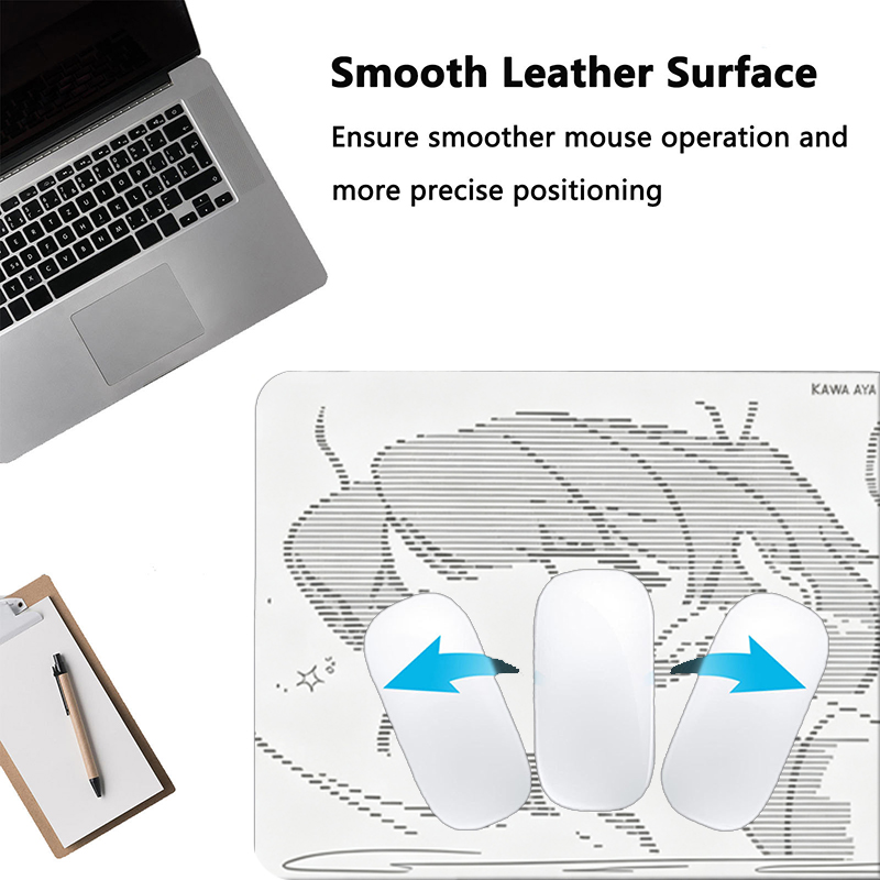 1Pcs 가죽 마우스 패드 애니메이션 엔젤 소녀 Y2k - Gaming Accessories For Setup 리뷰 및 가격